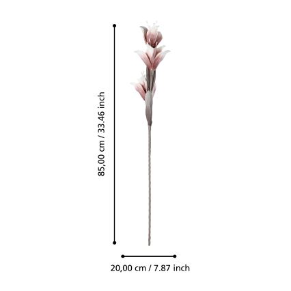 Eglo - Kunstlill 85 cm punane