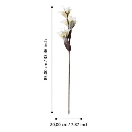 Eglo - Kunstlill 85 cm valge
