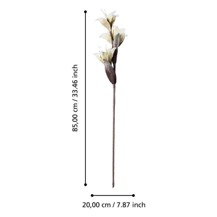 Eglo - Kunstlill 85 cm valge