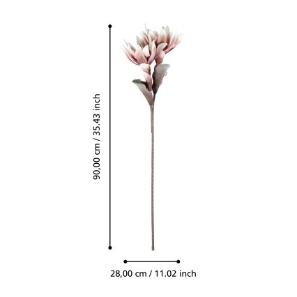Eglo - Kunstlill 90 cm roosa