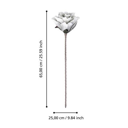 Eglo - Kunstlill 65 cm valge