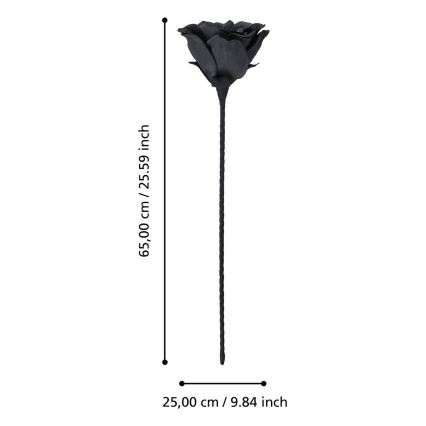 Eglo - Kunstlill 65 cm must