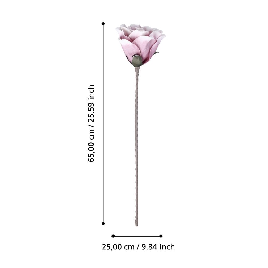 Eglo - Kunstlill 65 cm roosa