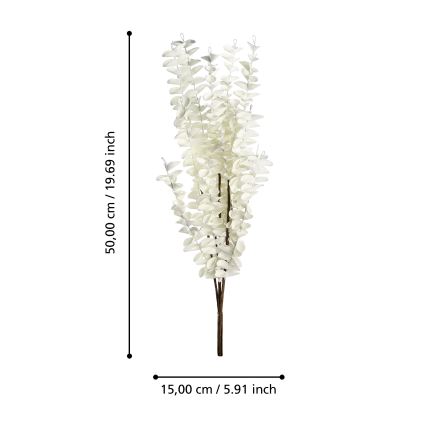 Eglo - Kunstlill 50 cm valge