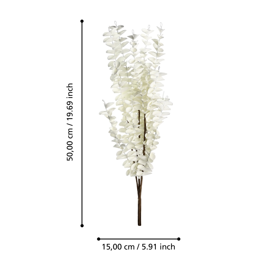 Eglo - Kunstlill 50 cm valge