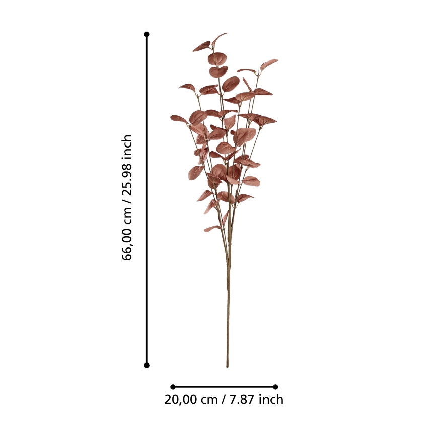 Eglo - Kunstlill 66 cm punane