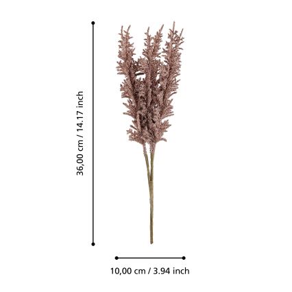 Eglo - Kunstlill 36 cm punane