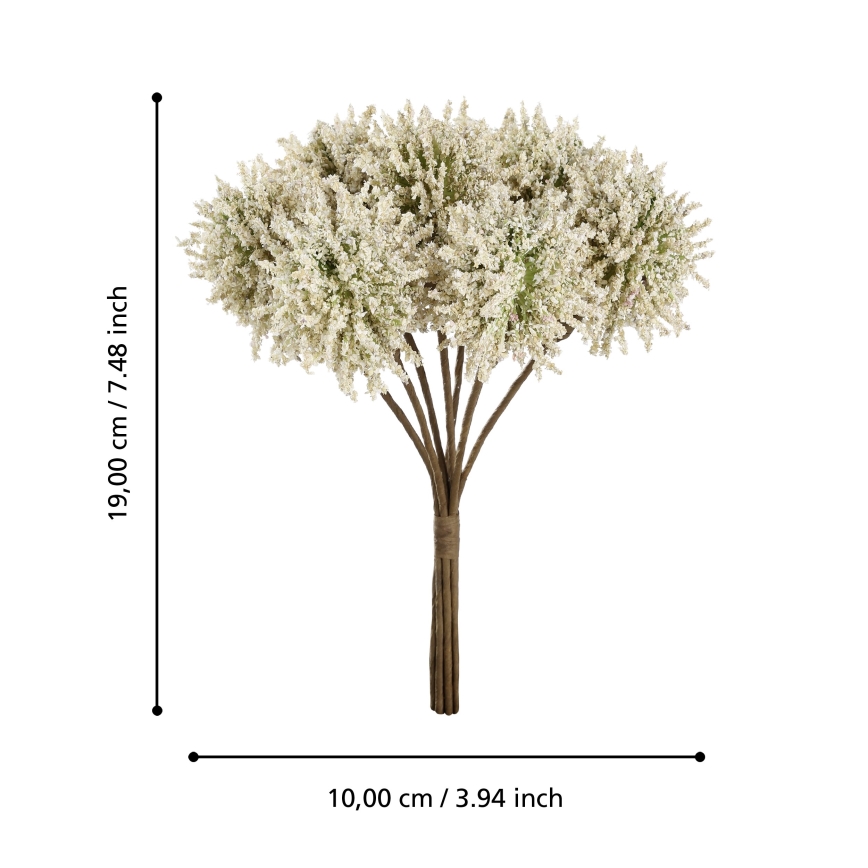 Eglo - Kunstlill 19 cm kollane