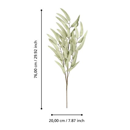 Eglo - Kunstlill 76 cm roheline