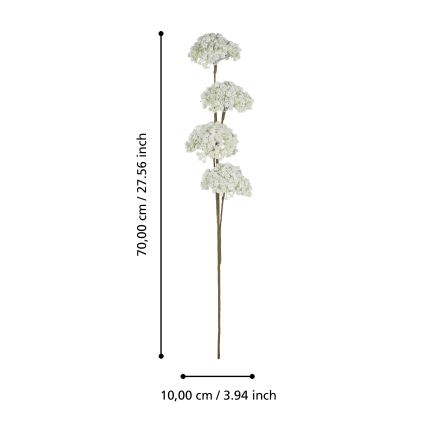 Eglo - Kunstlill 70 cm valge