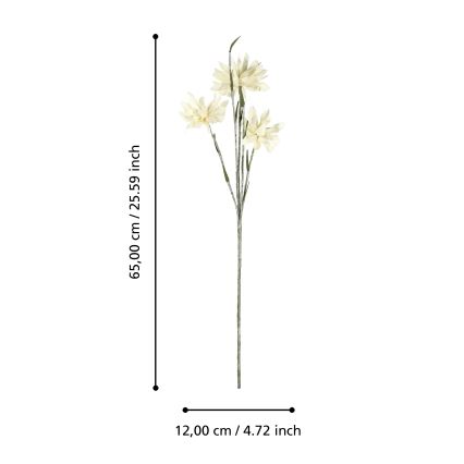 Eglo - Kunstlill 65 cm kollane
