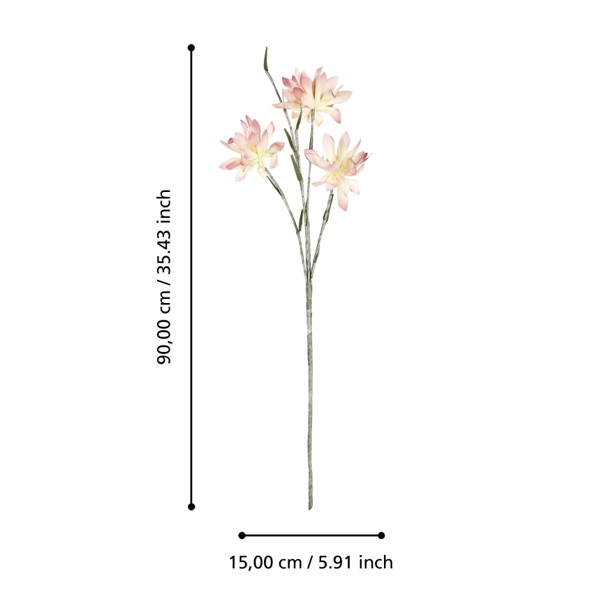 Eglo - Kunstlill 90 cm roosa