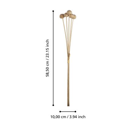 Eglo - Kunstlill 58,5 cm kuldne