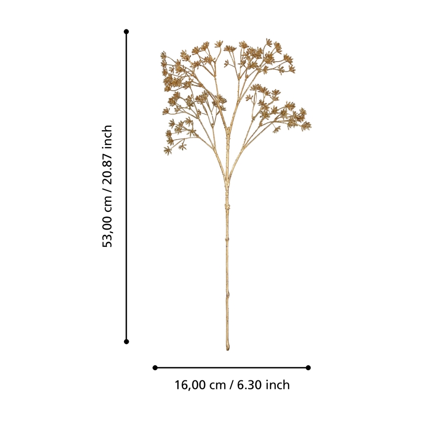 Eglo - Kunstlill 53 cm kuldne
