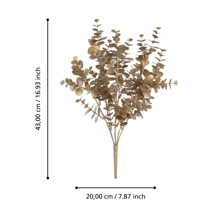Eglo - Kunstlill 43 cm kuldne