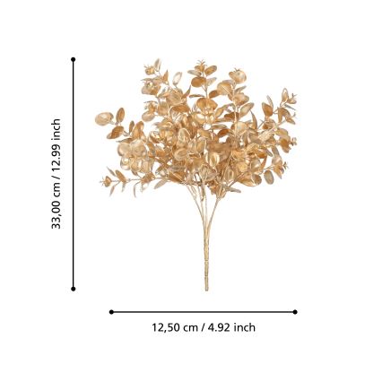 Eglo - Kunstlill 33 cm kuldne