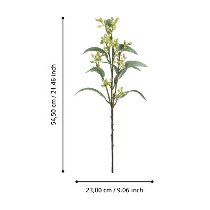Eglo - Kunstlill 54,5 cm roheline