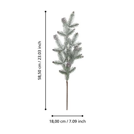 Eglo - Jõuluteemaline kunstoks 58,5 cm roheline