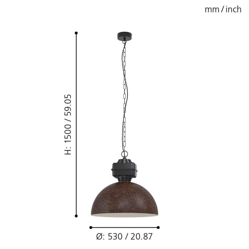 Eglo - Lühter 1xE27/40W/230V