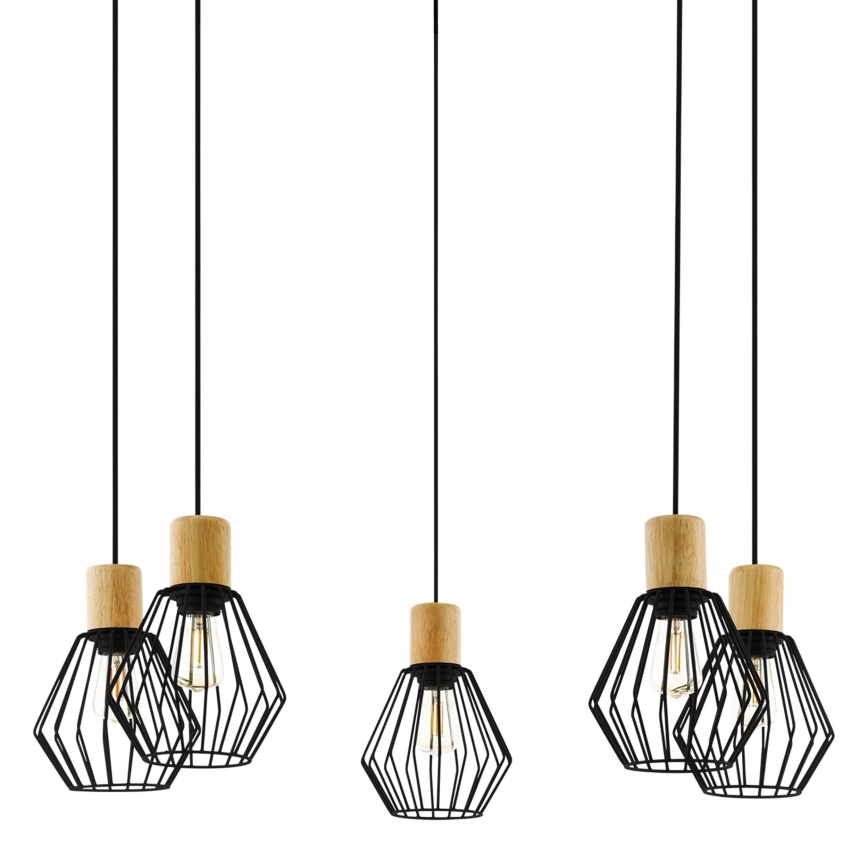 Eglo - Lühter 5xE27/60W/230V ämblik
