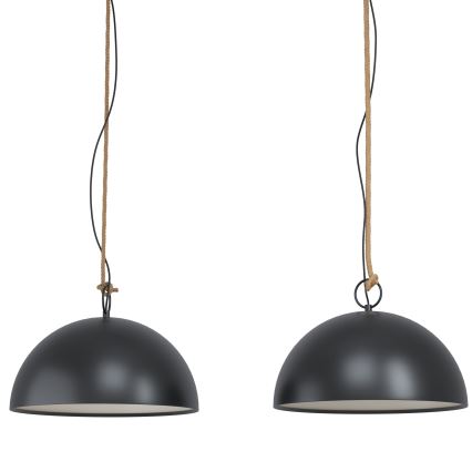 Eglo 43397 - Ripplühter kaablil HODSOLL 2xE27/40W/230V