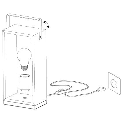 Eglo - Laualamp 1xE27/40W/230V