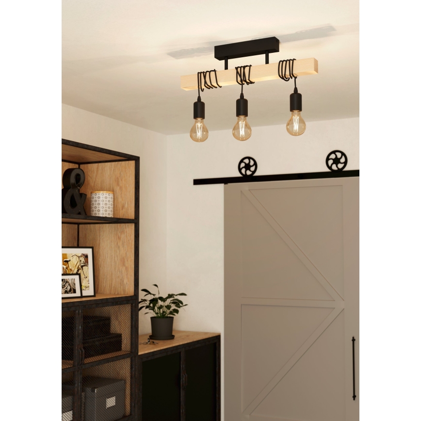 Eglo - Pinnale kinnitatav lühter TOWNSHEND 3xE27/60W/230V