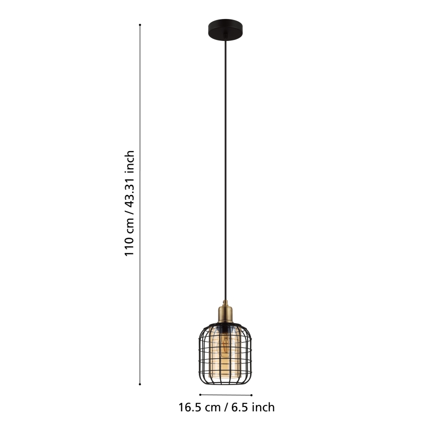 Eglo - Lühter 1xE27/40W/230V