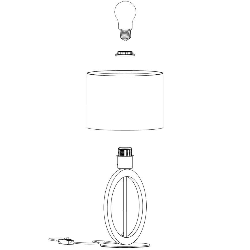 Eglo - Laualamp 1xE27/40W/230V