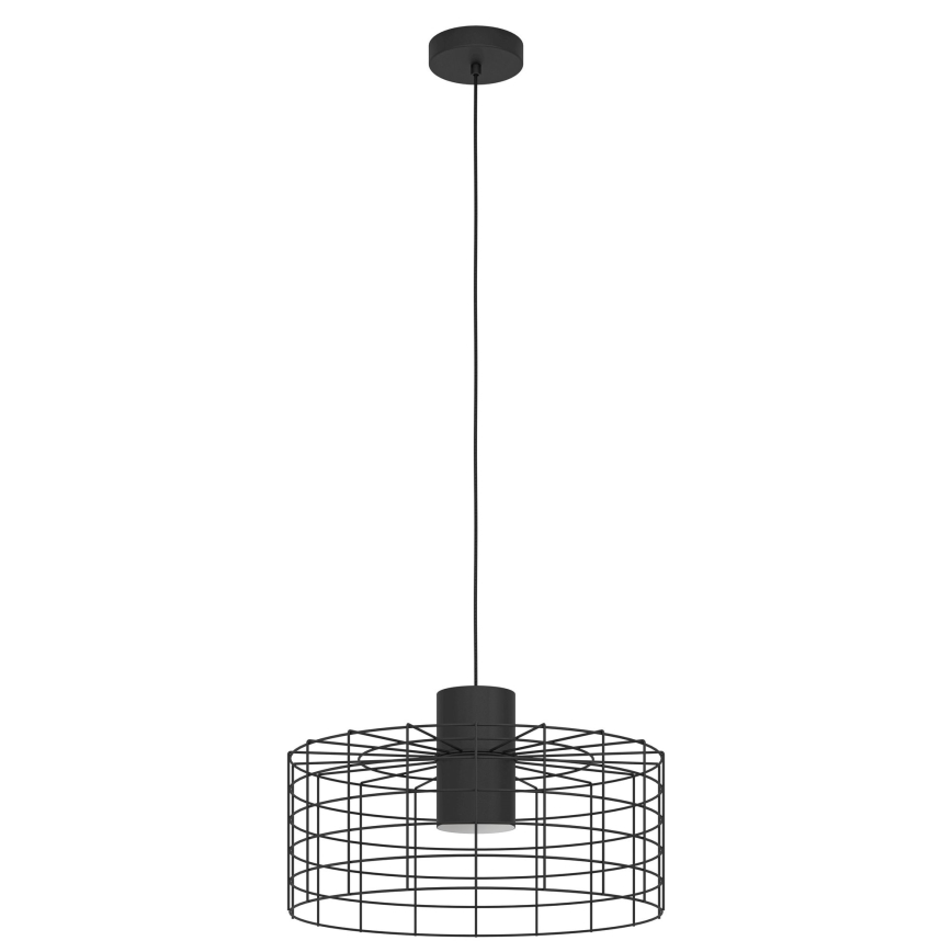 Eglo - Lühter 1xE27/40W/230V d. 48 cm must