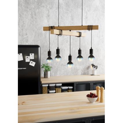 Eglo - Lühter TOWNSHEND 5xE27/60W/230V