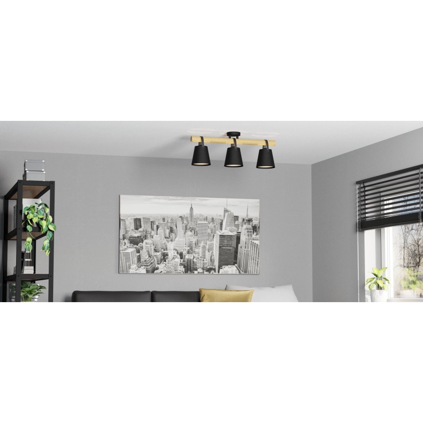 Eglo - Pinnale kinnitatav lühter 3xE27/10W/230V