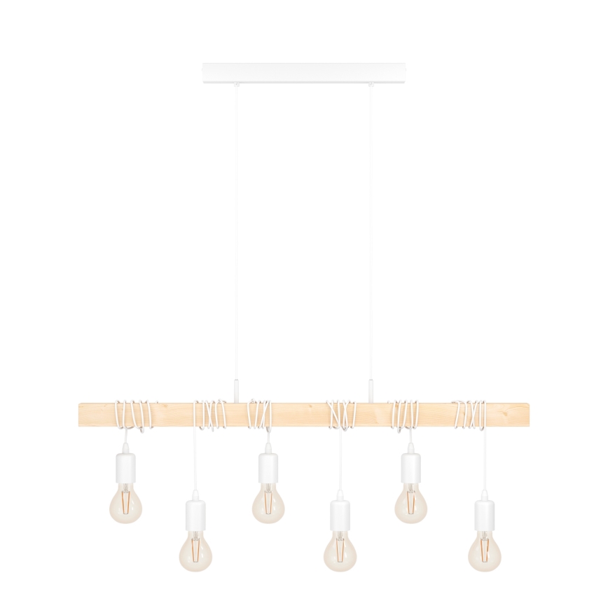 Eglo - Rippvalgusti trossiga TOWNSHEND 6xE27/60W/230V