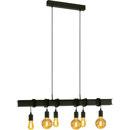 Eglo 43712 - Lühter TOWNSHEND 6xE27/60W/230V must
