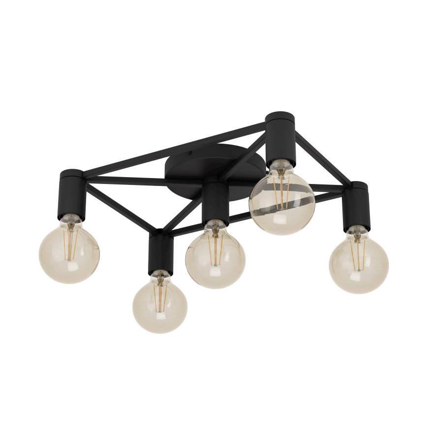 Eglo - Laevalgusti 5xE27/40W/230V must