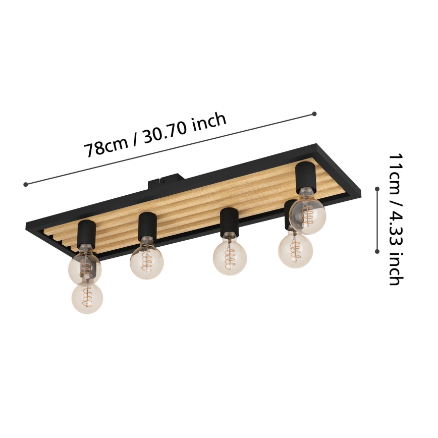 Eglo - Laevalgusti 6xE27/40W/230V