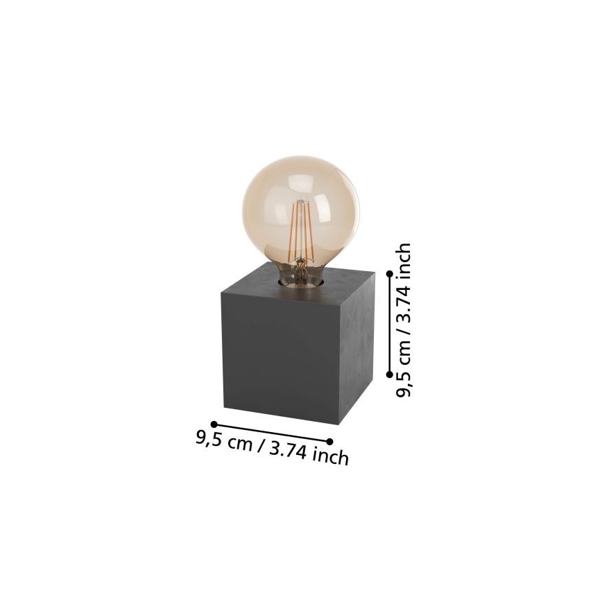 Eglo - Laualamp 1xE27/40W/230V antratsiit