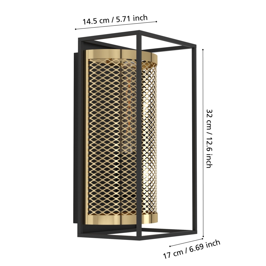Eglo - Seinavalgusti 1xE27/40W/230V