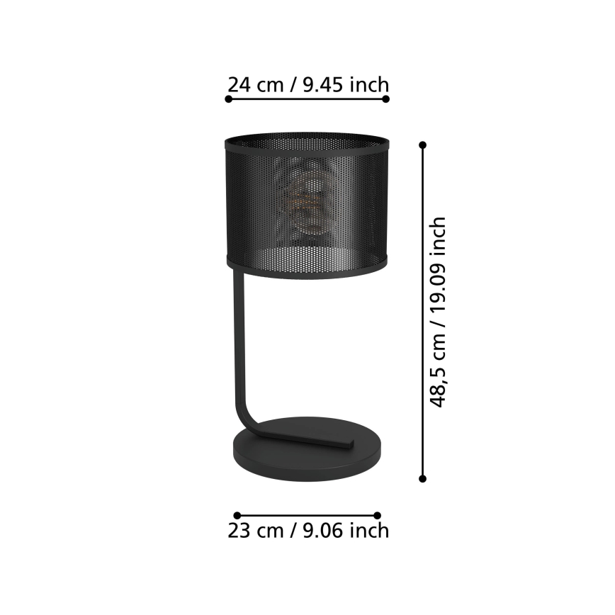 Eglo 43797 - Laualamp MANBY 1xE27/40W/230V