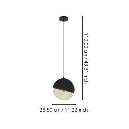 Eglo - Lühter 1xE27/40W/230V