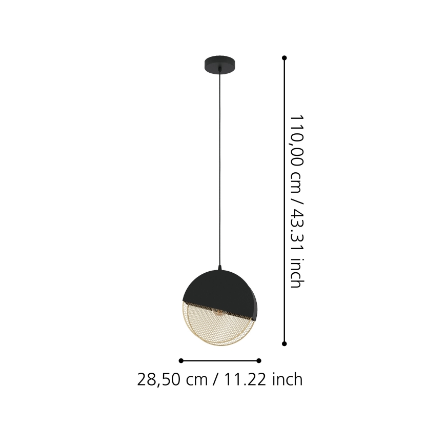 Eglo - Lühter 1xE27/40W/230V