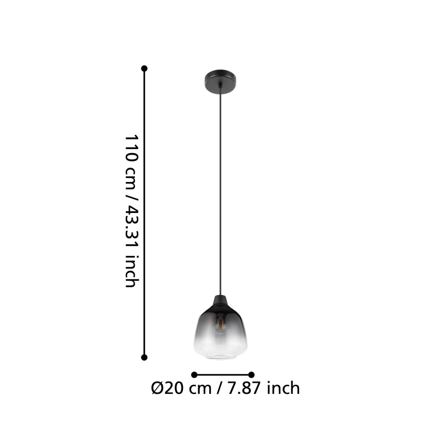 Eglo - Lühter 1xE27/40W/230V