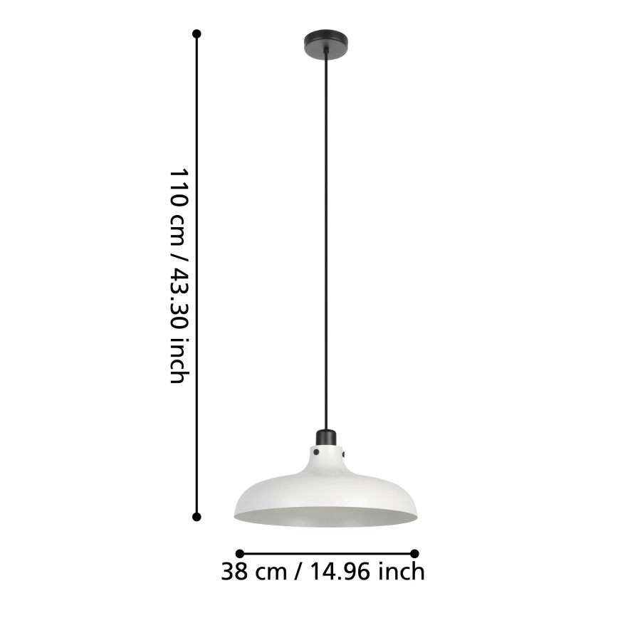 Eglo - Lühter 1xE27/40W/230V