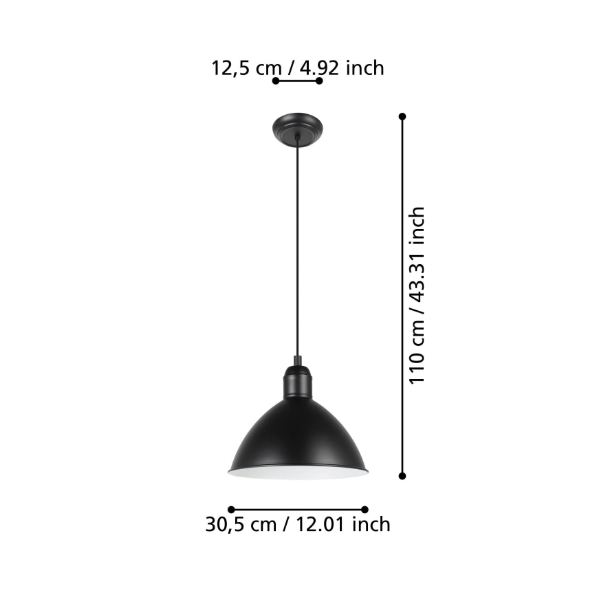 Eglo - Lühter 1xE27/40W/230V