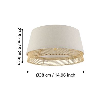 Eglo - Laevalgusti 1xE27/40W/230V