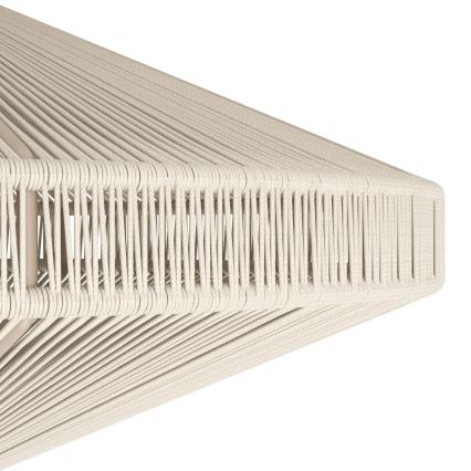 Eglo - kaabliga rippvalgusti 1xE27/40W/230V kreemivärvi