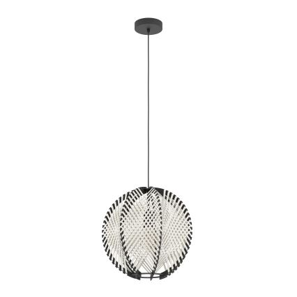 Eglo - Lühter 1xE27/40W/230V d. 40 cm valge/must