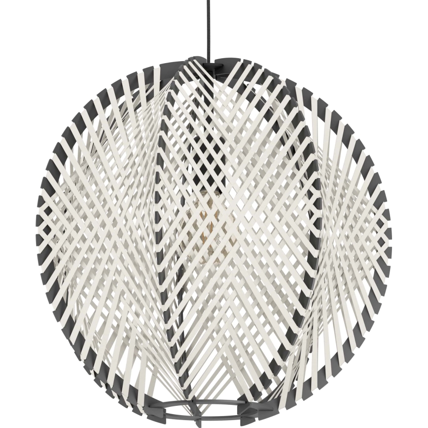 Eglo - Lühter 1xE27/40W/230V d. 48 cm valge/must