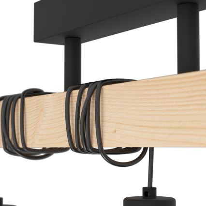 Eglo - Pinnale kinnitatav lühter TOWNSHEND 3xE27/60W/230V