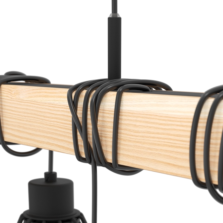 Eglo - Lühter TOWNSHEND 9xE27/60W/230V - FSC sertifitseeritud